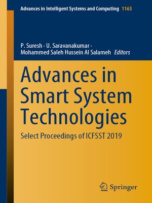 cover image of Advances in Smart System Technologies